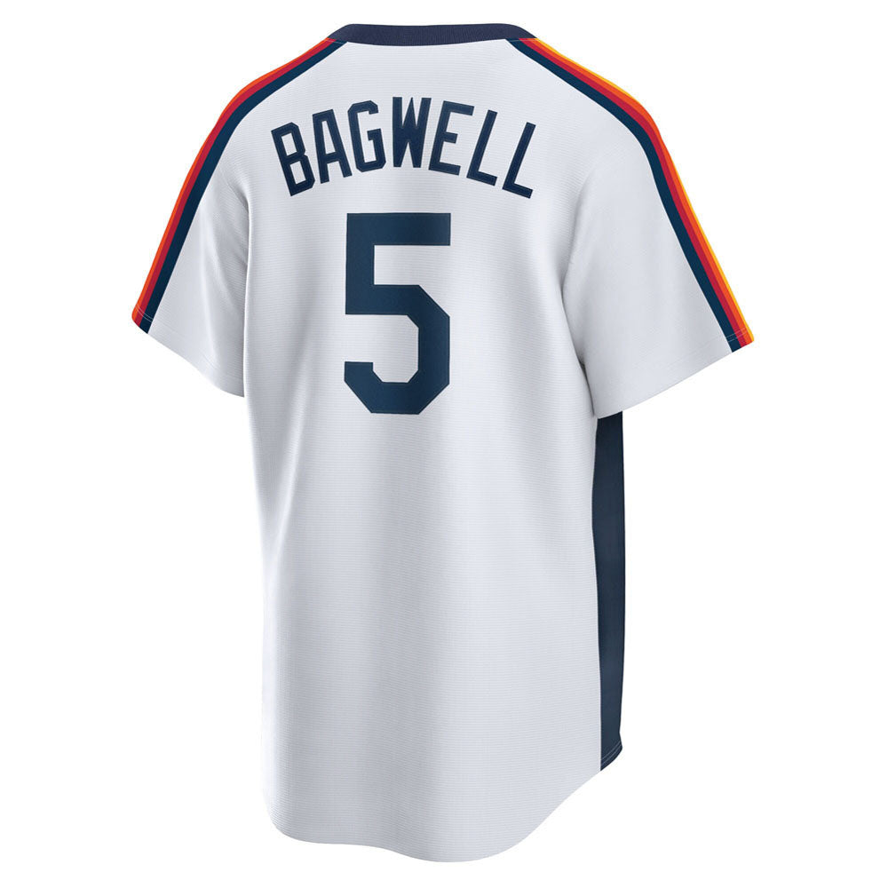 Men's Houston Astros Jeff Bagwell Home Cooperstown Collection Logo Player Jersey - White