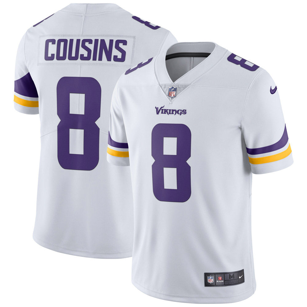 Men's Minnesota Vikings Kirk Cousins Vapor Untouchable Limited Jersey- White